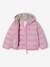 Doudoune fille légère à capuche lilas+marine+prune+rose+vert de gris 2 - vertbaudet enfant 