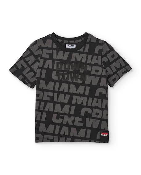 T-shirt garçon en maille avec application centrale 3d  - vertbaudet enfant