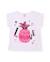 T-shirt fille en maille avec graphisme ananas Blanc 1 - vertbaudet enfant 