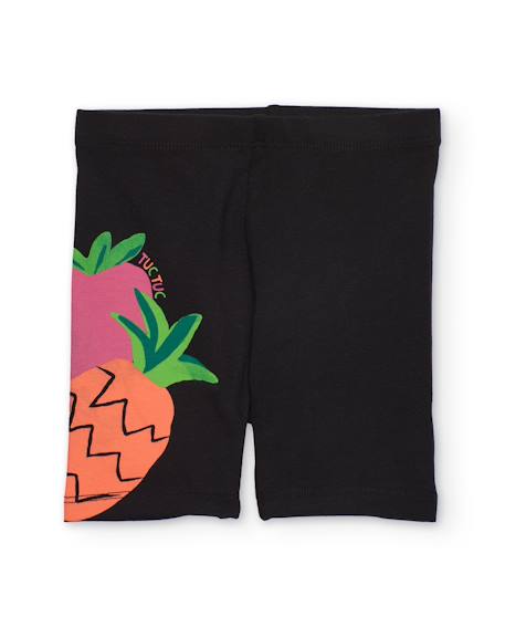 Bébé-Legging-Legging fille en maille avec imprimé sur le côté