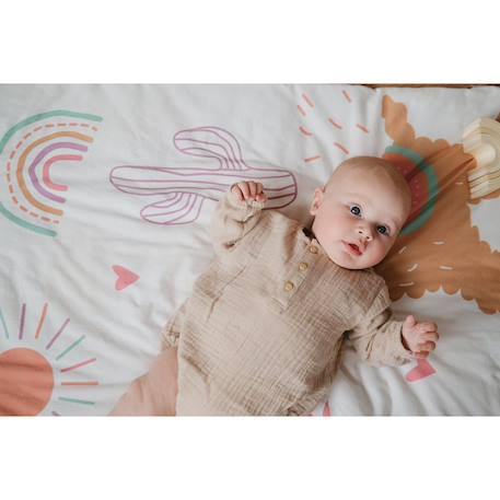 Tapis d'éveil nomade alpaga Rose 5 - vertbaudet enfant 