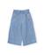 Pantalon pour fille en tissu en denim clair Bleu 1 - vertbaudet enfant 