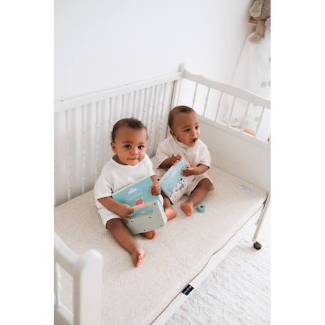 Matelas coco 70x140cm déhoussable à 360° Écru 3 - vertbaudet enfant 