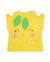 T-shirt fille en maille avec épaules ajourées Jaune 1 - vertbaudet enfant 