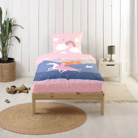 Caradou® parure de lit couette enfant licorne Rose 2 - vertbaudet enfant 
