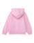 Sweat fille en maille avec poche kangourou Rose 2 - vertbaudet enfant 