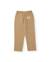 Pantalon garçon en tissu tissé avec taille élastique Marron 2 - vertbaudet enfant 