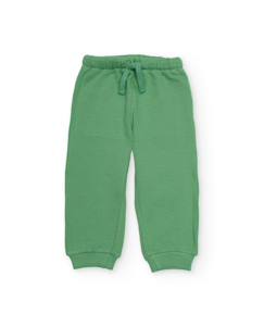 -Pantalon garçon en maille avec taille élastiquée