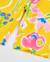 Legging fille en maille avec imprimé floral Jaune 4 - vertbaudet enfant 
