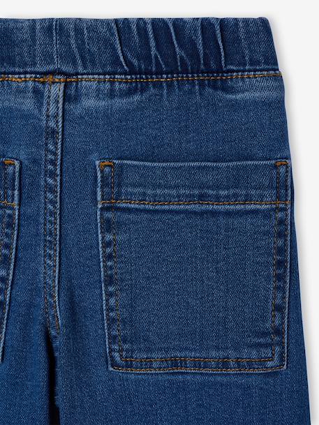 Jean tregging fille large bleu clair+bleu foncé+bleu moyen+denim gris 10 - vertbaudet enfant 