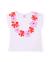 T-shirt fille en maille avec manches courtes japonaises Blanc 1 - vertbaudet enfant 