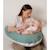 Coussin d'allaitement et de grossesse 3en1 multirelax éponge vert pois Blanc 4 - vertbaudet enfant 