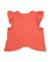 T-shirt pour fille en maille avec volants aux manches Rose 2 - vertbaudet enfant 