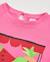 T-shirt fille en maille avec fruits en relief Rose 3 - vertbaudet enfant 