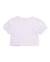 T-shirt pour fille en maille avec manches froncées Blanc 2 - vertbaudet enfant 