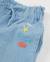 Pantalon pour fille en tissu en denim clair Bleu 3 - vertbaudet enfant 