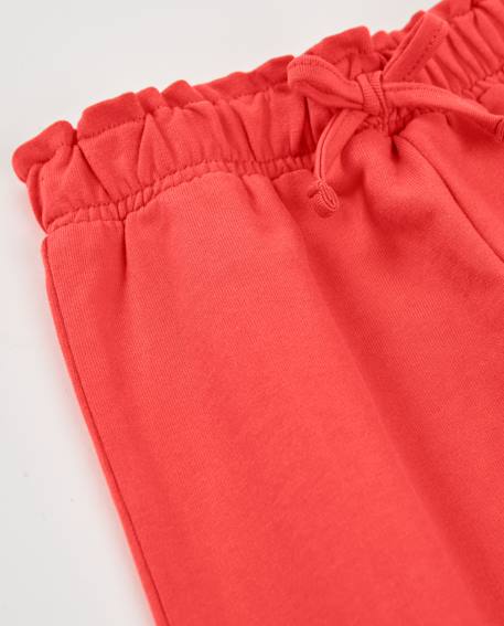 Pantalon fille en maille coupe culotte Rouge 3 - vertbaudet enfant 