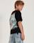 T-shirt garçon en maille au style urbain Noir 2 - vertbaudet enfant 