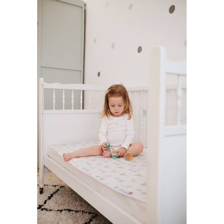 Matelas bébé confort fun 60x120cm Blanc 4 - vertbaudet enfant 
