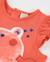 T-shirt pour fille en maille avec volants aux manches Rose 3 - vertbaudet enfant 