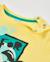 T-shirt garçon en maille avec imprimé estival Jaune 3 - vertbaudet enfant 