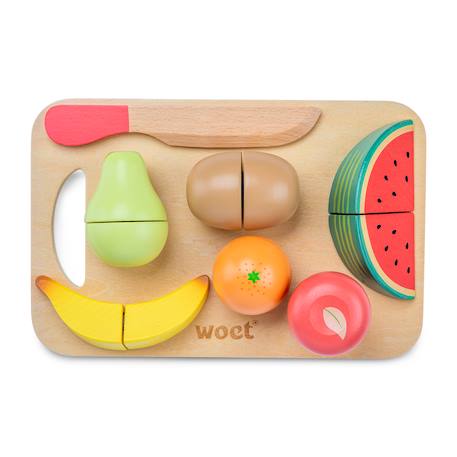 Fruits en bois à découper Beige 2 - vertbaudet enfant 