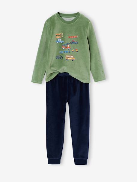 Lot de 2 pyjamas garçon vert 2 - vertbaudet enfant 