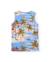 T-shirt garçon en maille avec imprimé tropical Bleu 2 - vertbaudet enfant 