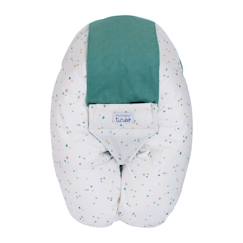 Puériculture-Allaitement-Coussin d'allaitement et de grossesse 3en1 multirelax éponge vert pois