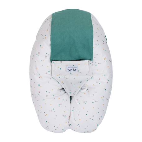 Coussin d'allaitement et de grossesse 3en1 multirelax éponge vert pois Blanc 1 - vertbaudet enfant 