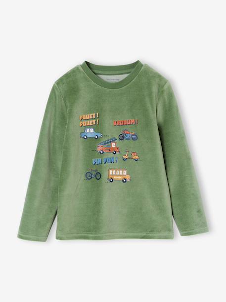 Lot de 2 pyjamas garçon vert 3 - vertbaudet enfant 