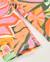 Legging fille en maille avec imprimé floral grand format Orange 4 - vertbaudet enfant 