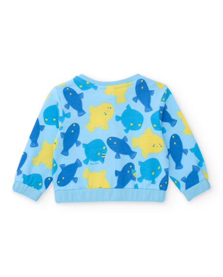 Ensemble en tricot trois pièces pour nouveau-né Bleu 3 - vertbaudet enfant 