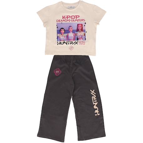 Fille-Pyjama 'k-pop demon hunters' manches courtes en coton