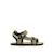 Sandales garçon synthétique fermeture adhésive barefoot Blue+Green 7 - vertbaudet enfant 