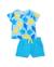 Ensemble en tricot pour nouveau-né avec imprimé petits poissons Bleu 1 - vertbaudet enfant 