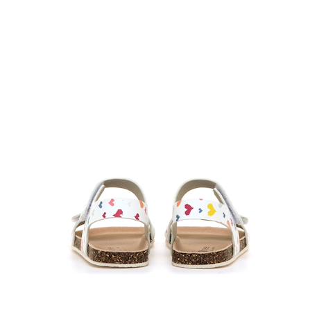Sandales filles synthétique fermeture adhésive barefoot Multicolor+Rose+White 4 - vertbaudet enfant 