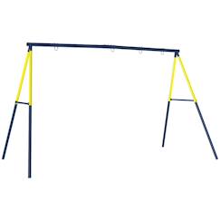 -Portique balançoire double 4 crochets acier max. 150 kg
