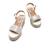 Sandales filles synthétique boucle Grey 4 - vertbaudet enfant 