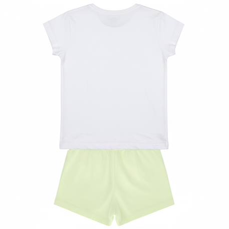 Pyjashort 'mario' manches courtes en coton Blanc 2 - vertbaudet enfant 