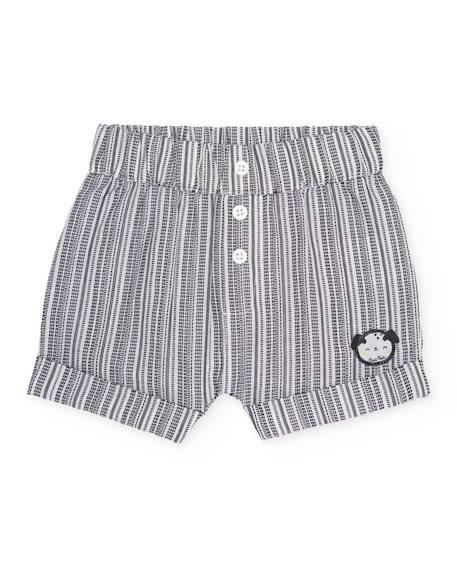 Ensemble nouveau-né en tissu avec imprimé ludique Blanc 4 - vertbaudet enfant 