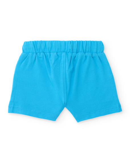 Ensemble en tricot pour nouveau-né avec imprimé petits poissons Bleu 5 - vertbaudet enfant 