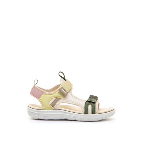 Sandales filles synthétique fermeture adhésive Fuchsia+Green+Orange 6 - vertbaudet enfant 