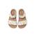 Sandales filles synthétique fermeture adhésive barefoot Multicolor+Rose+White 2 - vertbaudet enfant 