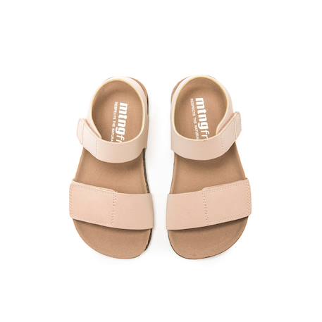 Sandales filles synthétique fermeture adhésive barefoot Multicolor+Rose+White 7 - vertbaudet enfant 