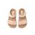Sandales filles synthétique fermeture adhésive barefoot Multicolor+Rose+White 7 - vertbaudet enfant 
