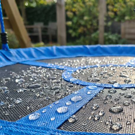 Balançoire nid d'oiseau hauteur réglable charge 200 kg 80 cm Bleu 4 - vertbaudet enfant 