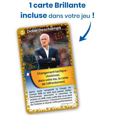 Jeu de cartes - défis sports - fédération française de football  - dès 7 ans - 2 à 6 joueurs - fabriqué en france et éco-conçu Multicolore 4 - vertbaudet enfant 
