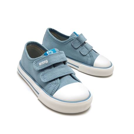 Sneakers garçon textile fermeture adhésive barefoot Blanc cassé+Bleon foncé+Bleu foncé+Bleu marine+Noir intense+Turquoise 35 - vertbaudet enfant 