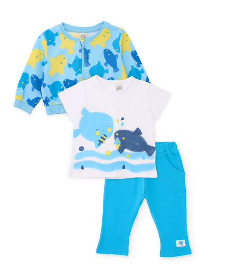 Ensemble en tricot trois pièces pour nouveau-né  - vertbaudet enfant